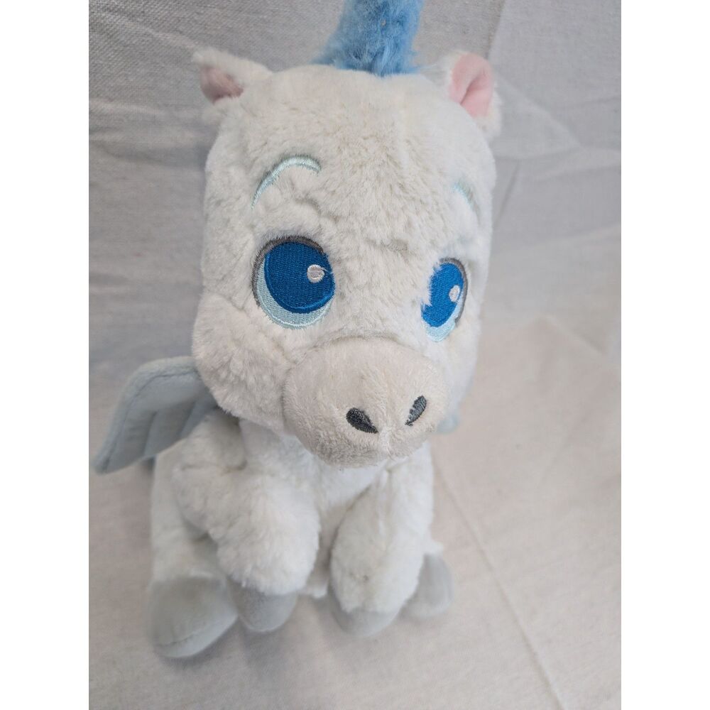 Baby Pegasus Hercules White Blue Winged Horse Plush Disney Parks